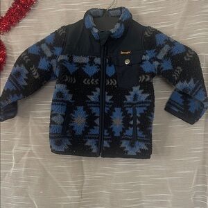 Wrangler Kids Jacket - Black and Blue